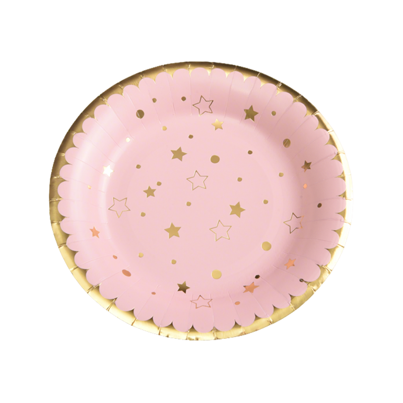 Biologisch afbreekbaar papieren bordje van 7 inch – rond
