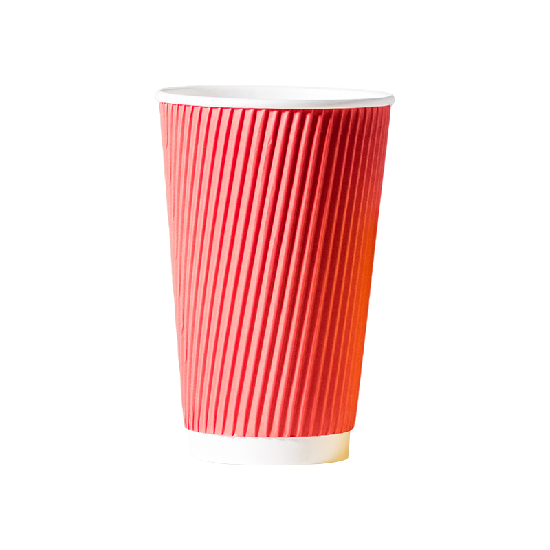 Op maat gemaakt patroon met herbruikbare, recyclebare papieren beker